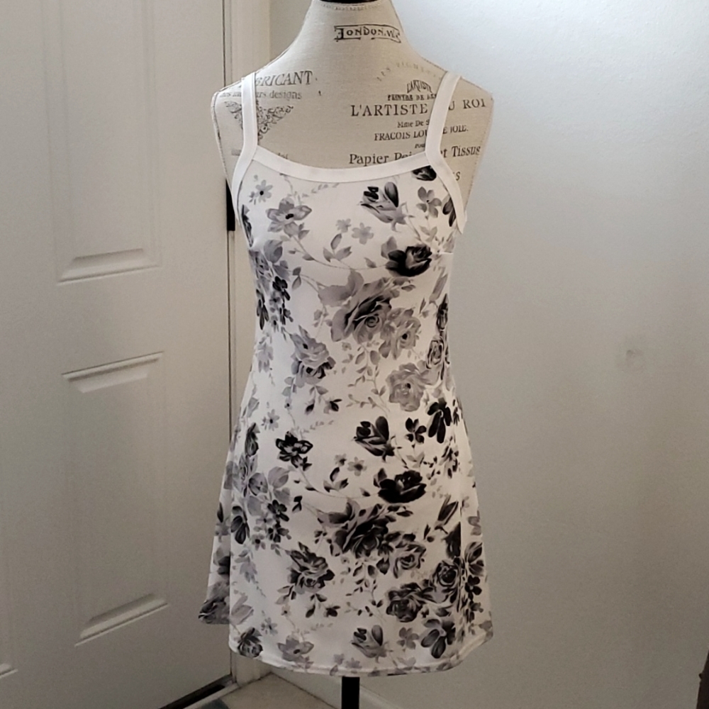 Floral summer dress made by Laurel California gentle used but in good shape